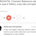 Prevejo putinhas do Bolsonaro dando deslike