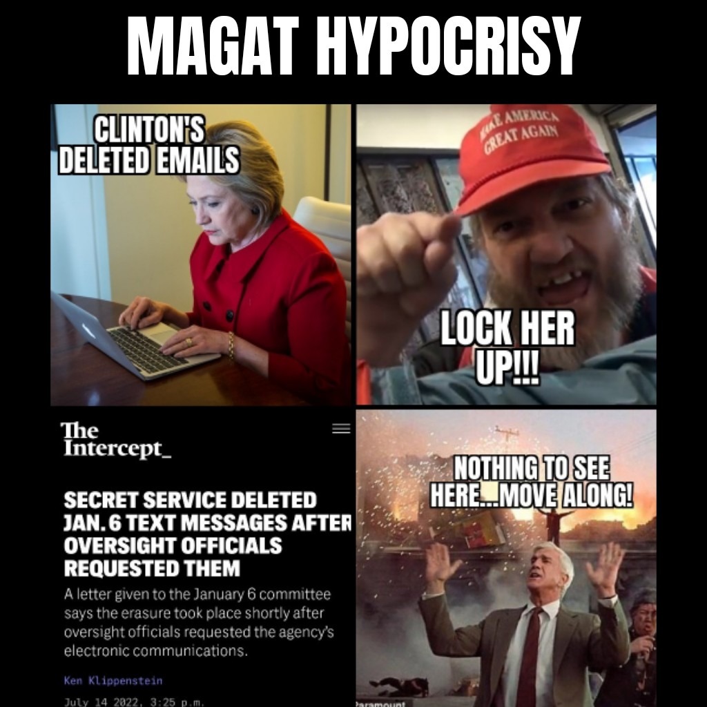 Conservative hypocrisy - meme