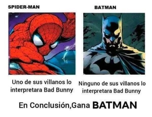 Batman vs Spiderman - meme