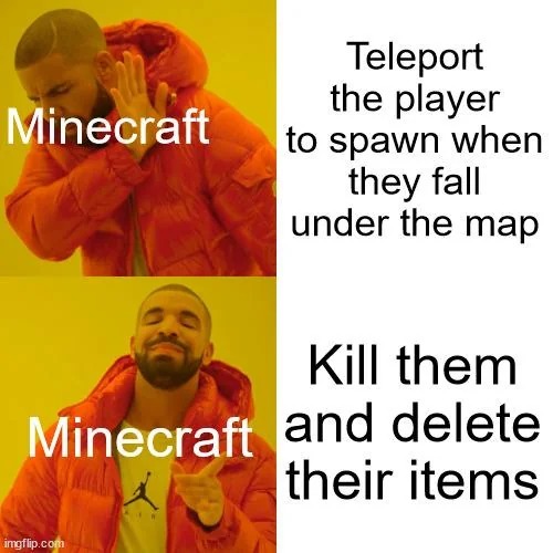 Minecraft teleport - meme