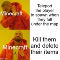 Minecraft teleport