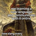 Learning new languages online