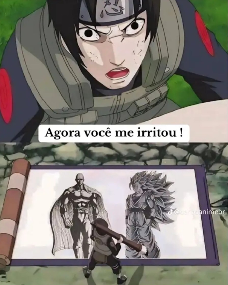 Agora a poha ficou séria - meme