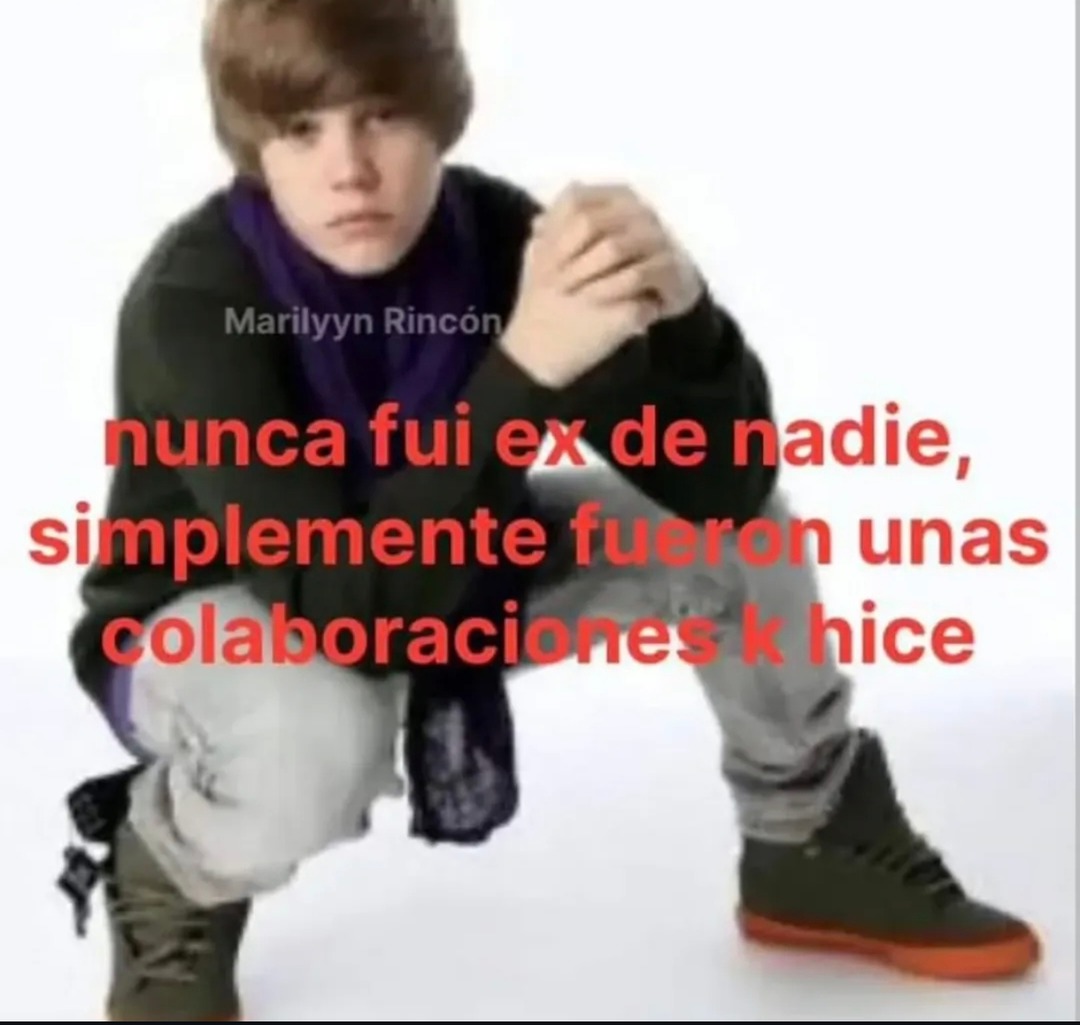 no fui tu ex, solo colaboramos jaja - meme