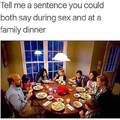 Family sex at din din