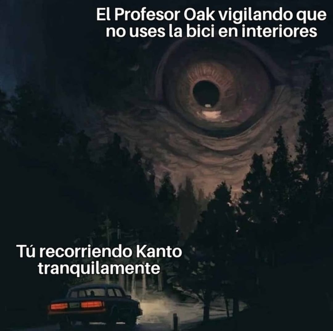 Profesor OAK omnipotente - meme