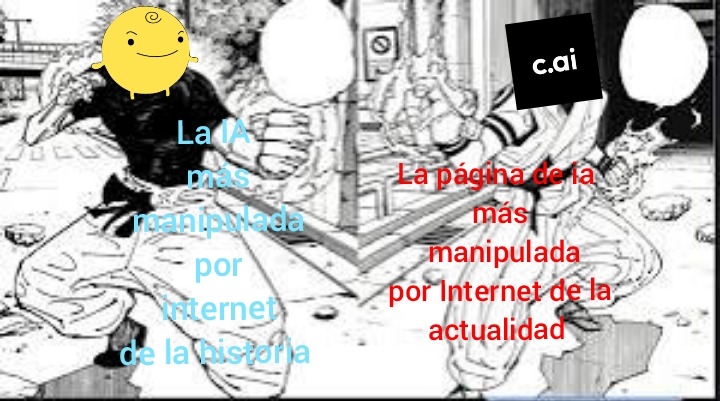 Dos páginas manipuladas por shiposters y pajeros - meme