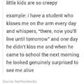 Should've told the kid you are possessed