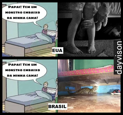 Brasil é assim quando n é o seu tio - meme