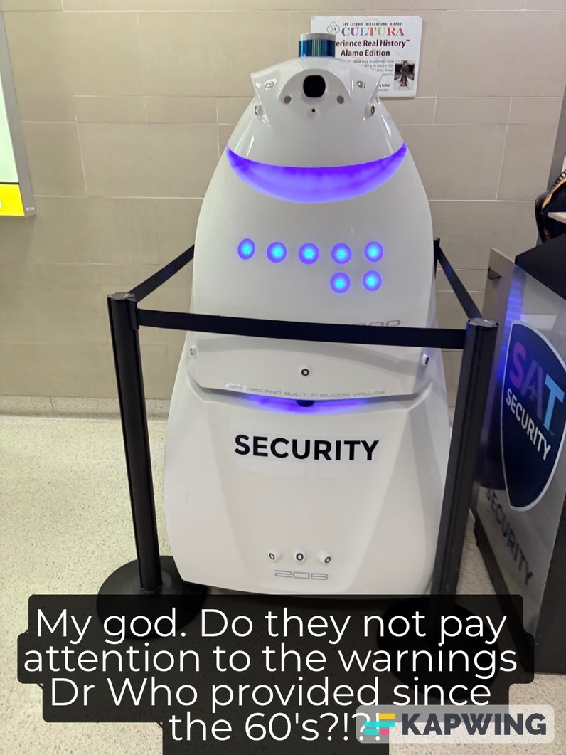 Dr Who, Terminator, Jurassic Park… the warnings are everywhere. Why don’t they listen? - meme