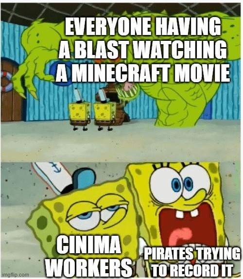 The Minecraft movie experience be like - meme