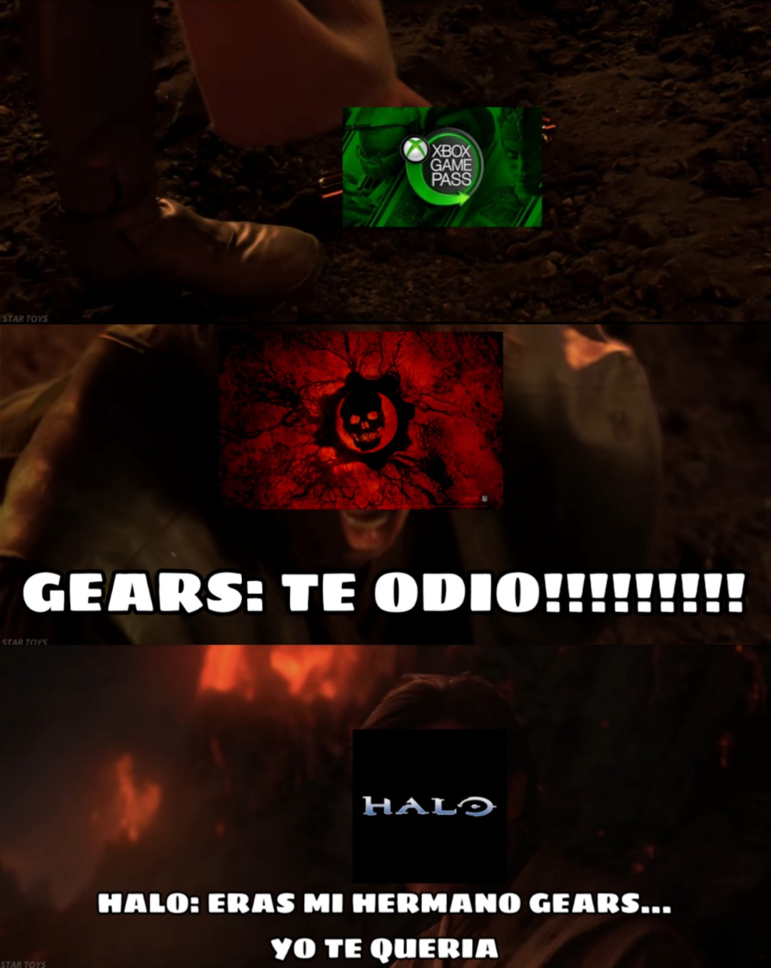 Halo vs gears of wars parte 2 - meme