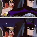 Batman being batman...