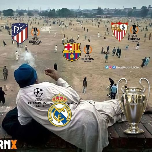 El Real Madrid ahora mismo - meme