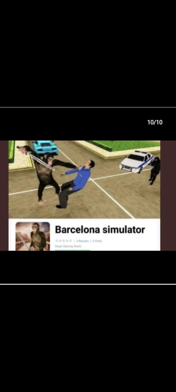 ¡Barcelona ya disponible en Google Play! - meme