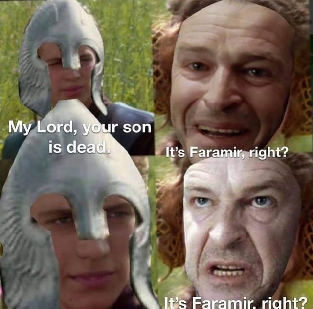 Funny Denethor lotr meme