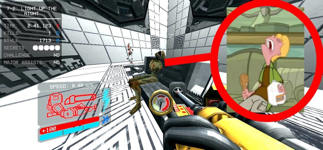 ¿Un Filth del videojuego ULTRAKILL captado en cámara jugando juegos rpg? ¡¡INCREIBLE!!  :pukecereal: - meme