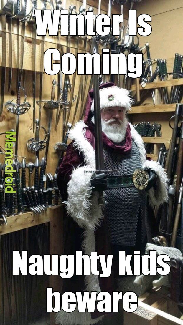 Santa keeping up with the trends - meme