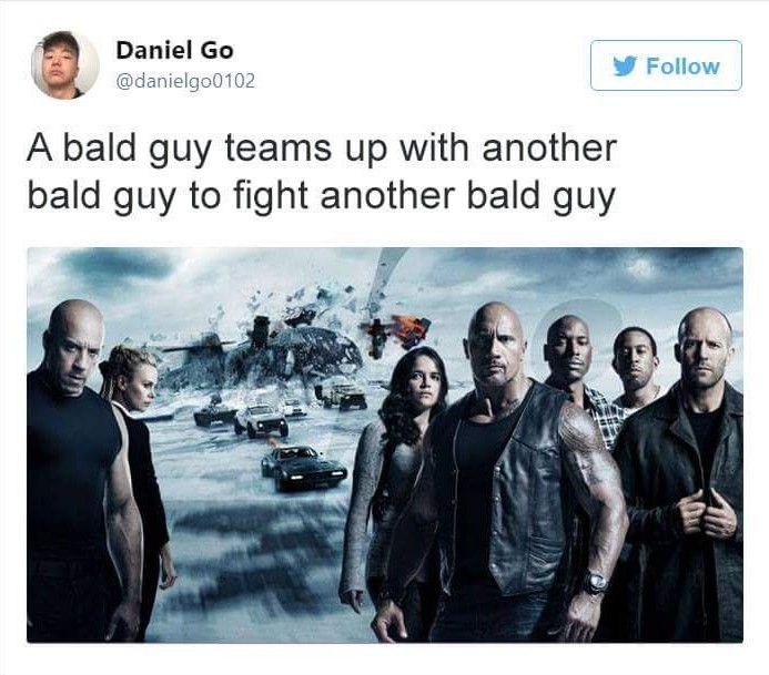 The Bald and The Balder - meme