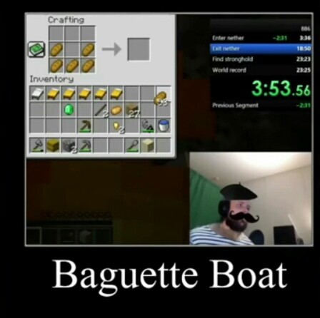 Baguette boat - meme