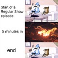 Extremely accurate, but Regular Show is a vibe, you have to admit it.