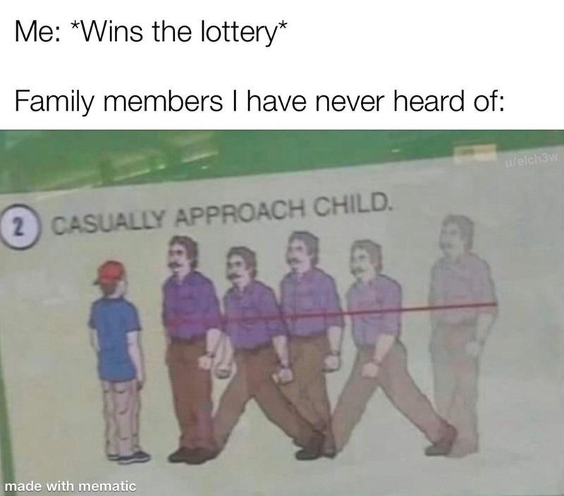 *Casually Steals Lottery Ticket* - meme