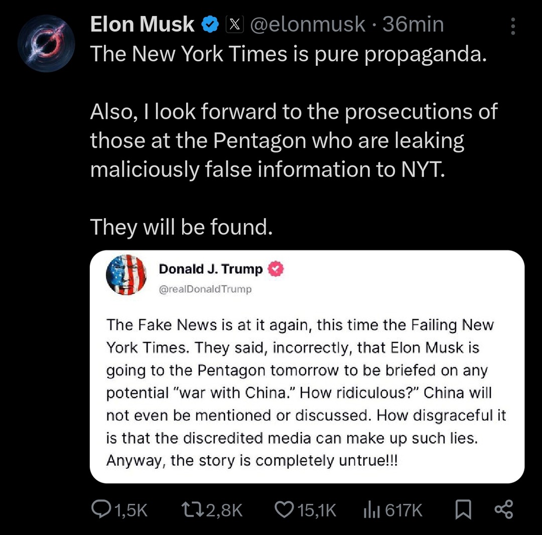 Musk vs. The NY Times: Another episode of Twitter Wars - meme