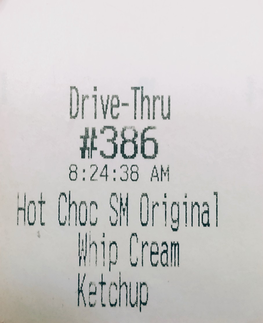 Hot chocolate order gone wrong - meme