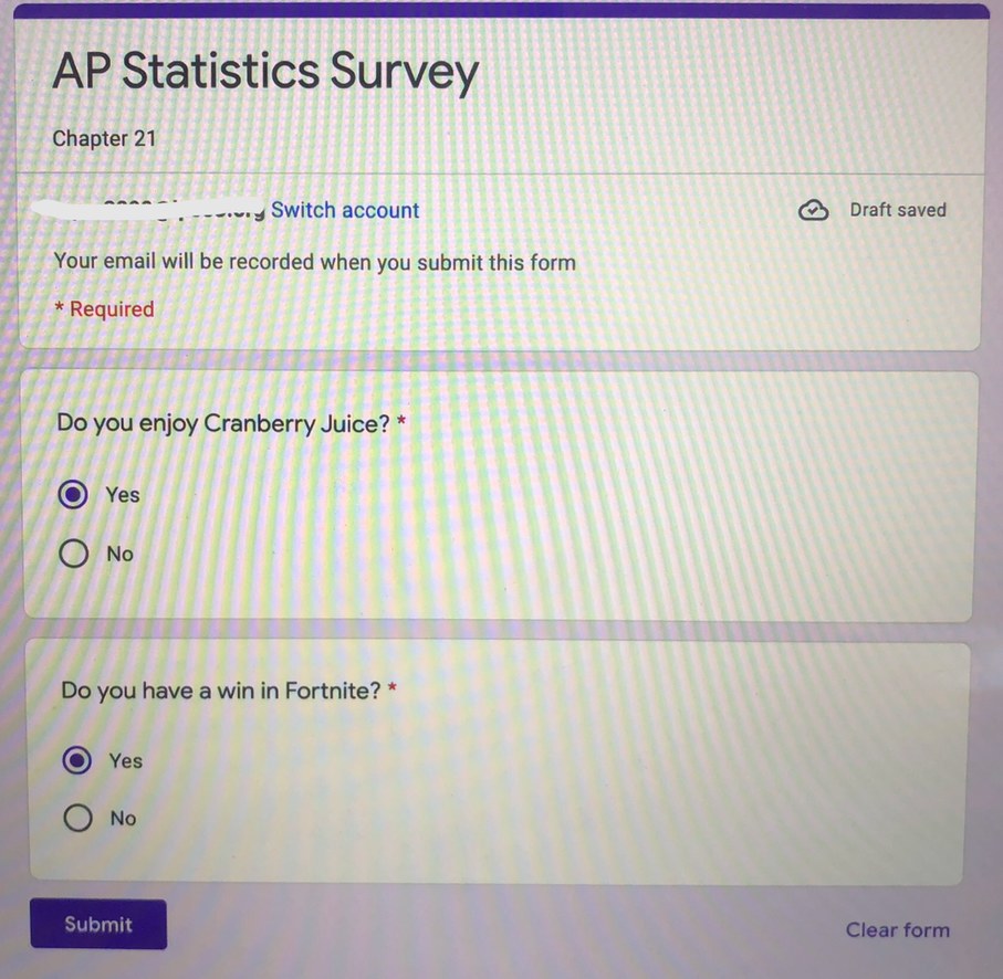 this was a survey I found in my school email |-_-| - meme