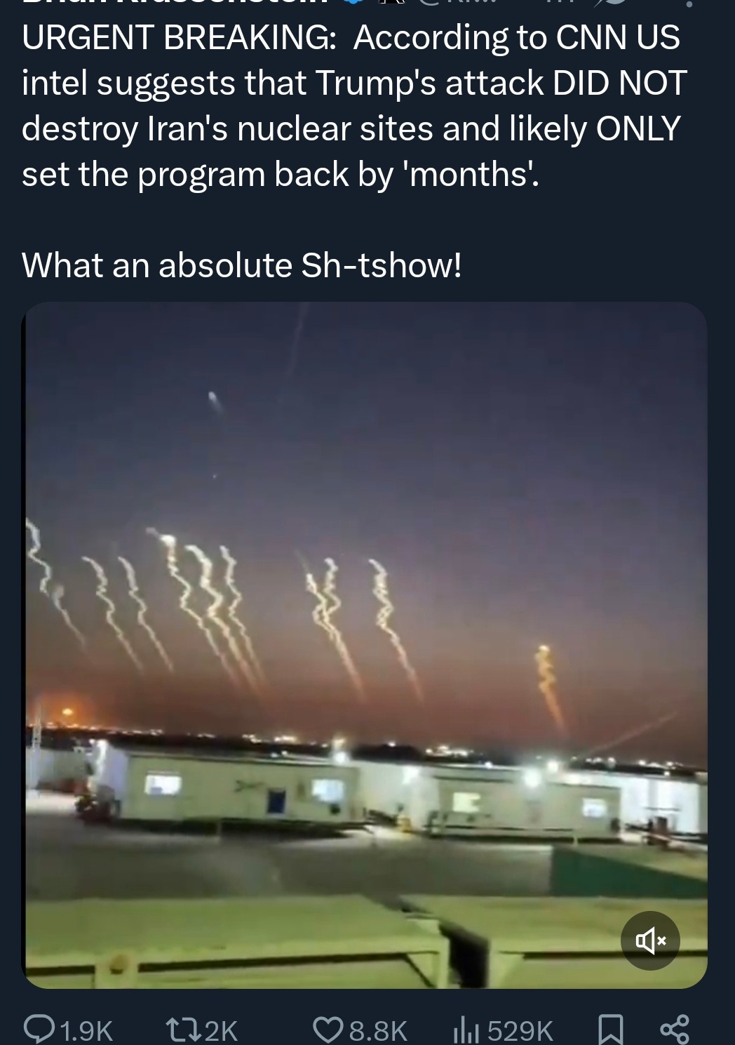 Trump’s Iran strike only delays nukes by months not nuking ’em - meme