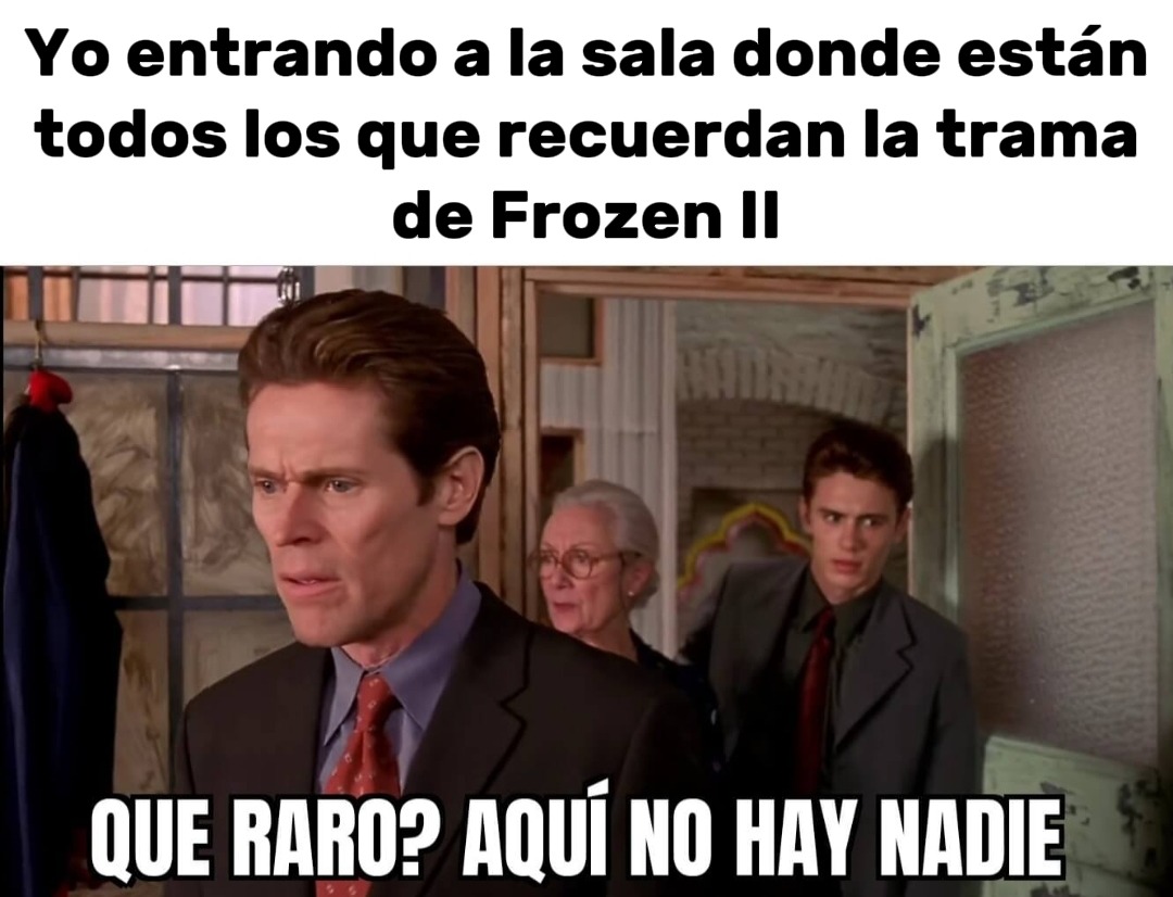 Voy enserio, no recuerdo la trama XD, me refrescan la memoria? - meme