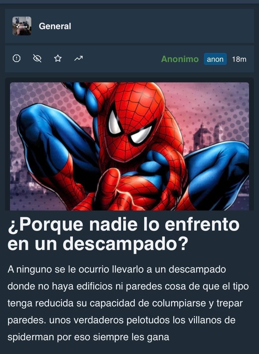 estrategia para vencer a spiderman - meme