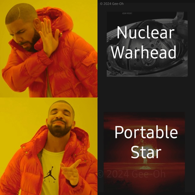 Portable star - meme