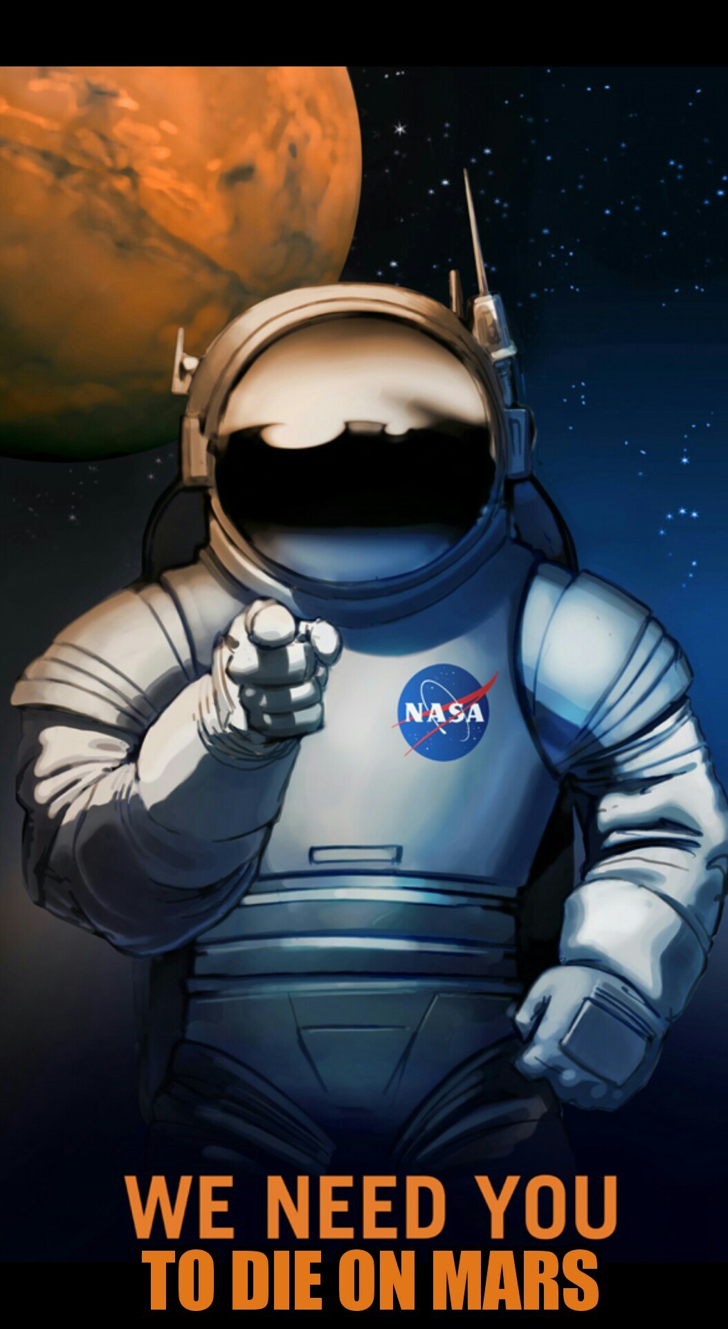 NASA is getting a little too honest with the recruitment posters - meme