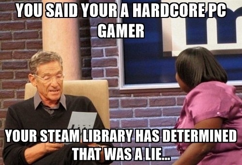The library never lies - meme