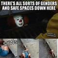 Pennywise has safe spaces