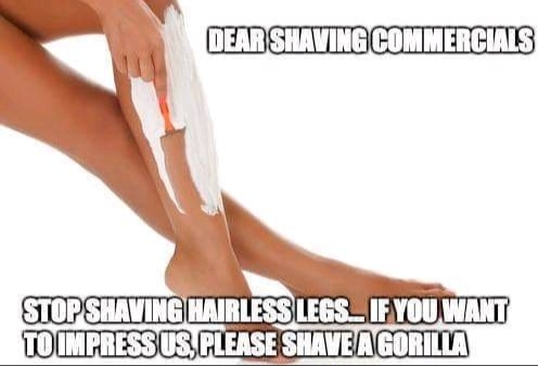 Shave my butt instead - meme