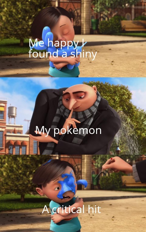 Pokemon Gru Meme Template