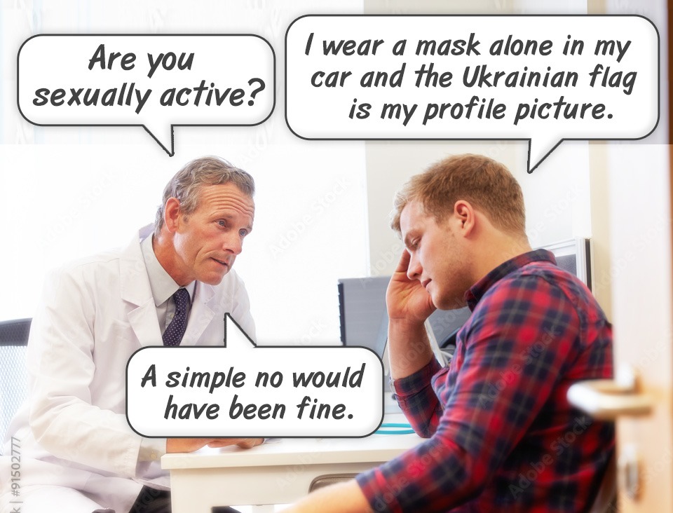 Are you sexually active? - meme