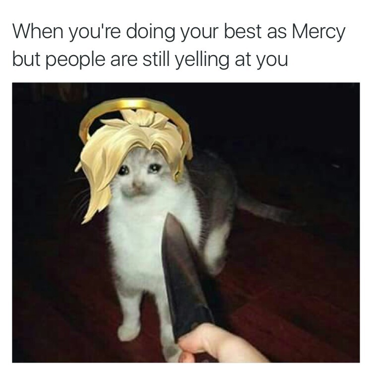 Mercying is hard y'know - meme