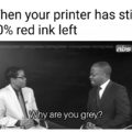 When your printer has still 40% red ink left
