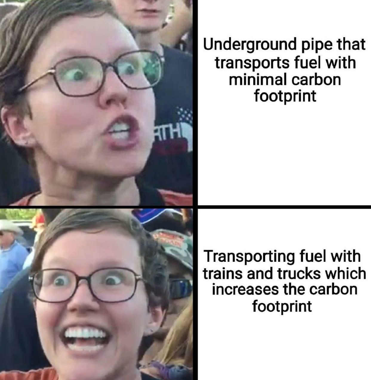They really don't care about the environment - meme