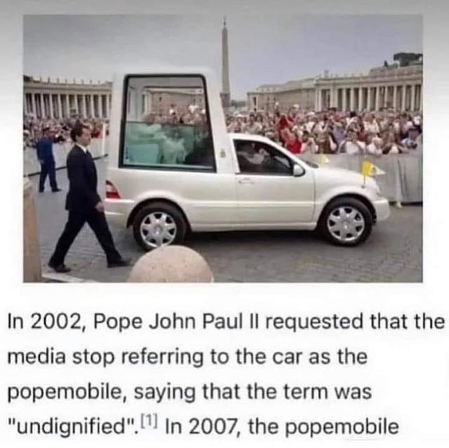 Popemobile - meme