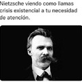 Meme filosófico de Nietzsche