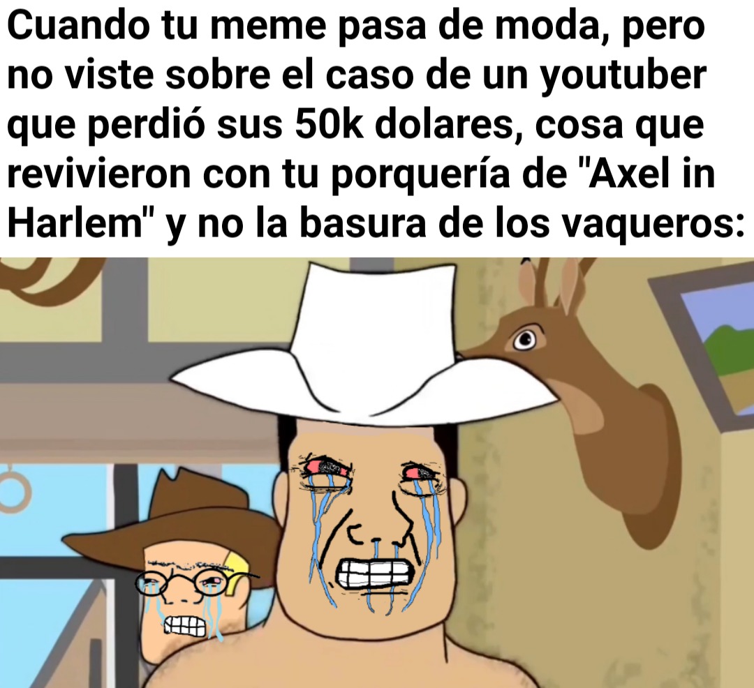 Ya se que debo dejar esas tumbas, pero recuerdo que en 2023 hice la foto pero con el Axel In Harlem - meme