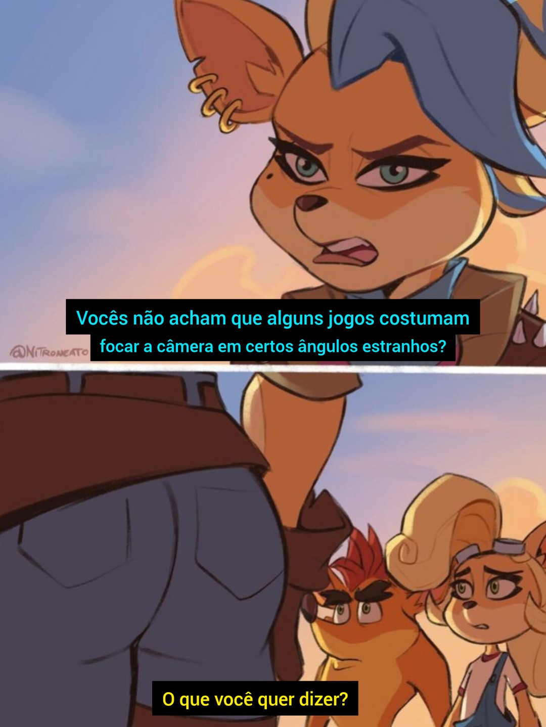 Ângulos - meme