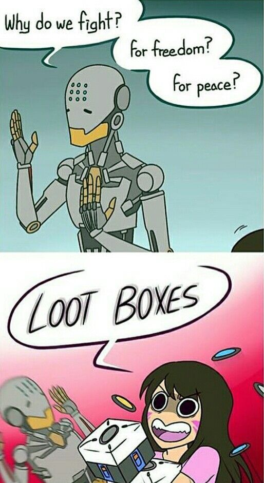Loot boxes - meme