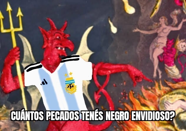 Ojo, el devil es argentino hsksj - meme