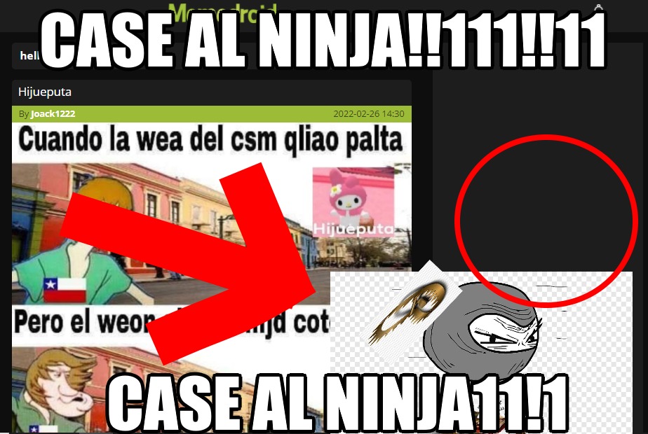 CASE AL NINJA!!!! - meme