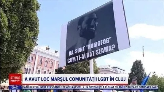 "Si, soy homofóbico, cómo lo sabias :gigachad:? Traducido del rumano - meme